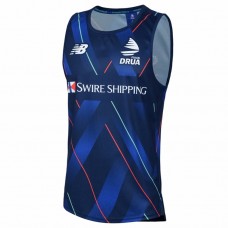 Fiji Drua Super Rugby Men's Blue Training Singlet 2025