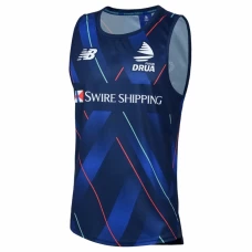 Fiji Drua Super Rugby Men's Blue Training Singlet 2025