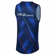 Fiji Drua Super Rugby Men's Blue Training Singlet 2025