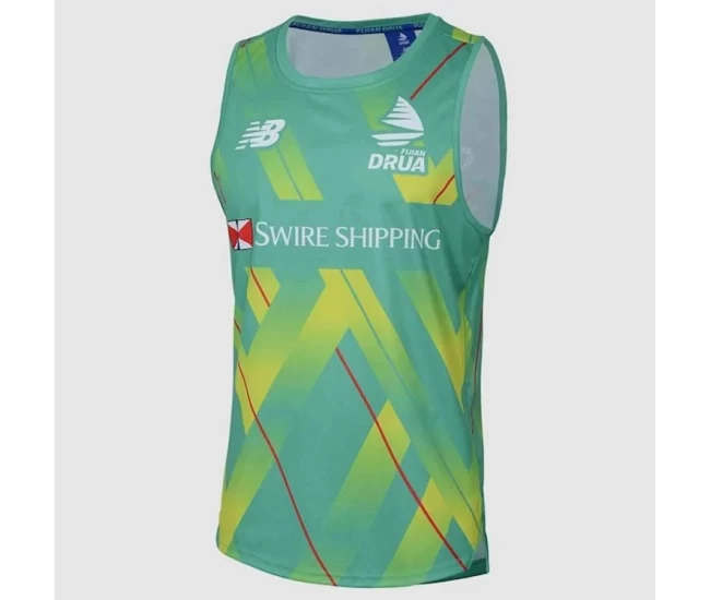 Fiji Drua Super Rugby Men's Green Training Singlet 2025