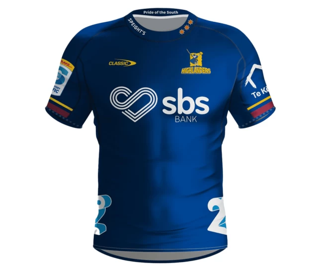 Highlanders Super Rugby Mens Home Jersey 2024